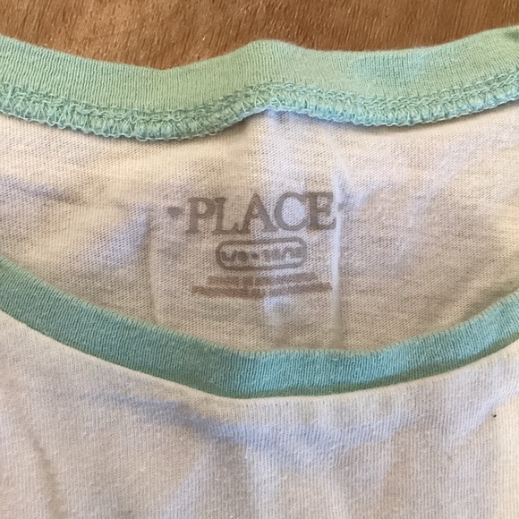 BOGO 🥳 Children’s Place glitter butterfly short sleeve T-shirt | girls L 10/12 - Picture 3 of 8